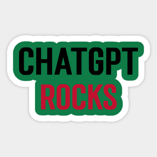 ChatGPT Rocks Sticker